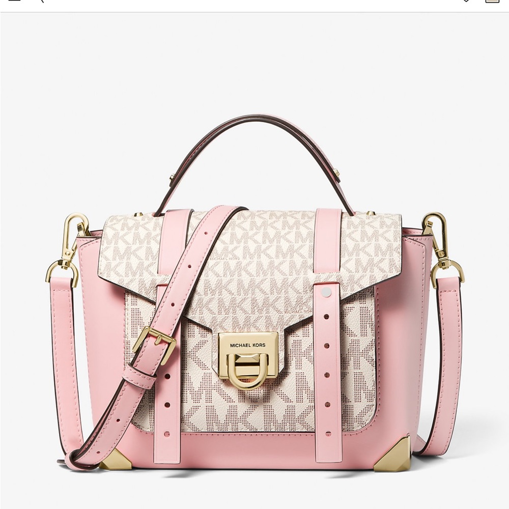 NWT Michael Kors Manhattan Leather  Satchel